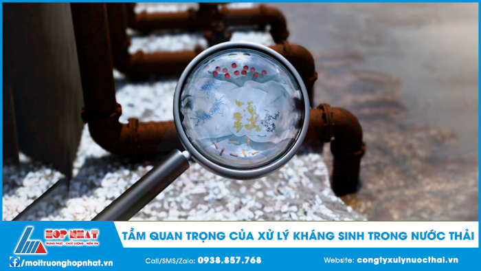 Tầm quan trọng của việc xử lý kháng sinh trong nước thải