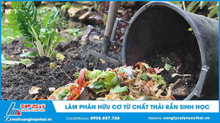 Làm phân hữu cơ từ chất thải rắn sinh học